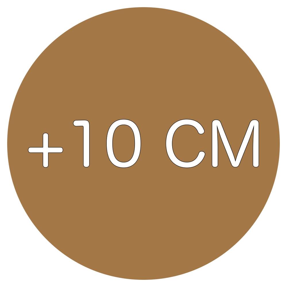 Angepasst : 10 cm